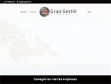 Tablet Screenshot of grupgestio.net